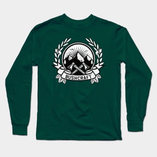 Vintage Bushcraft Camper Wilderness Survival Long Sleeve T-Shirt